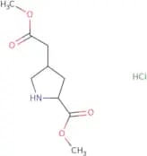 Methyl (2S,4R)-4-(2-methoxy-2-oxoethyl)pyrrolidine-2-carboxylate hydrochloride