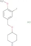 4-[(3-Fluoro-4-methoxyphenyl)methoxy]piperidine hydrochloride