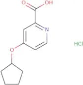 4-(Cyclopentyloxy)pyridine-2-carboxylic acid hydrochloride