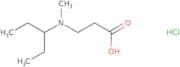 3-[Methyl(pentan-3-yl)amino]propanoic acid hydrochloride