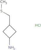 (1R,3R)-3-[(Methylsulfanyl)methyl]cyclobutan-1-amine hydrochloride