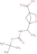 1-(1-{[(tert-Butoxy)carbonyl]amino}ethyl)-2-oxabicyclo[2.1.1]hexane-4-carboxylic acid