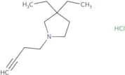 1-(But-3-yn-1-yl)-3,3-diethylpyrrolidine hydrochloride
