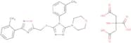 4-[4-(3-Methylphenyl)-5-({[3-(2-methylphenyl)-1,2,4-oxadiazol-5-yl]methyl}sulfanyl)-4H-1,2,4-triaz…