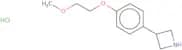 3-[4-(2-Methoxyethoxy)phenyl]azetidine hydrochloride