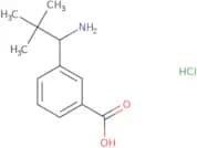 3-(1-Amino-2,2-dimethylpropyl)benzoic acid hydrochloride