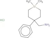 (1,1-Dimethyl-4-phenylsilinan-4-yl)methanamine hydrochloride