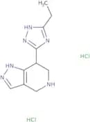 5-Ethyl-3-{2H,4H,5H,6H,7H-pyrazolo[4,3-c]pyridin-7-yl}-1H-1,2,4-triazole dihydrochloride
