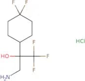 3-Amino-2-(4,4-difluorocyclohexyl)-1,1,1-trifluoropropan-2-ol hydrochloride