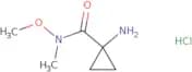 1-Amino-N-methoxy-N-methylcyclopropane-1-carboxamide hydrochloride