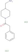 1-[4-(Aminomethyl)piperidin-1-yl]-2-phenylethan-1-one dihydrochloride