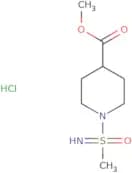 Methyl 1-[imino(methyl)oxo-λ6-sulfanyl]piperidine-4-carboxylate hydrochloride