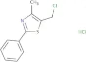 5-(Chloromethyl)-4-methyl-2-phenyl-1,3-thiazole hydrochloride