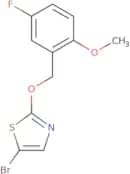 5-Bromo-2-[(5-fluoro-2-methoxyphenyl)methoxy]-1,3-thiazole