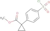 Methyl 1-[4-(chlorosulfonyl)phenyl]cyclopropane-1-carboxylate