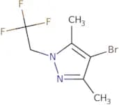 4-Bromo-3,5-dimethyl-1-(2,2,2-trifluoroethyl)-1H-pyrazole