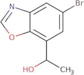 1-(5-Bromo-1,3-benzoxazol-7-yl)ethan-1-ol
