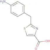 2-[(4-Aminophenyl)methyl]-1,3-thiazole-4-carboxylic acid