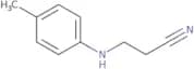 3-[(4-Methylphenyl)amino]propanenitrile