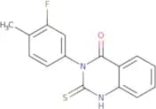 3-(3-Fluoro-4-methylphenyl)-2-sulfanyl-3,4-dihydroquinazolin-4-one