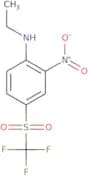 N-Ethyl-N-{2-nitro-4-[(trifluoromethyl)sulfonyl]phenyl}amine