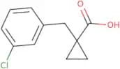 1-[(3-Chlorophenyl)methyl]cyclopropane-1-carboxylic acid