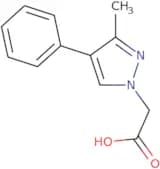 2-(3-Methyl-4-phenyl-1H-pyrazol-1-yl)acetic acid