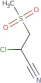 2-Chloro-3-methanesulfonylpropanenitrile