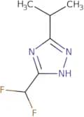 5-(Difluoromethyl)-3-(propan-2-yl)-1H-1,2,4-triazole