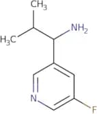 1-(5-Fluoropyridin-3-yl)-2-methylpropan-1-amine