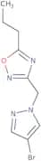 3-[(4-Bromo-1H-pyrazol-1-yl)methyl]-5-propyl-1,2,4-oxadiazole
