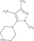 1,3-Dimethyl-5-(piperazin-1-yl)-1H-pyrazol-4-amine