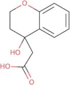 2-(4-Hydroxy-3,4-dihydro-2H-1-benzopyran-4-yl)acetic acid