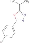 2-(4-Bromophenyl)-5-(propan-2-yl)-1,3,4-oxadiazole