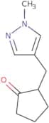 2-[(1-Methyl-1H-pyrazol-4-yl)methyl]cyclopentan-1-one