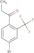 1-[4-Bromo-2-(trifluoromethyl)phenyl]propan-1-one