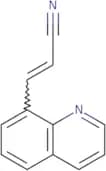 3-(Quinolin-8-yl)prop-2-enenitrile