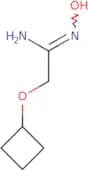2-Cyclobutoxy-N'-hydroxyethanimidamide