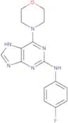 N-(4-Fluorophenyl)-6-(morpholin-4-yl)-9H-purin-2-amine