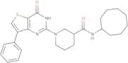 N-Cyclooctyl-1-(4-oxo-7-phenyl-3,4-dihydrothieno[3,2-d]pyrimidin-2-yl)piperidine-3-carboxamide