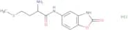 2-Amino-4-(methylsulfanyl)-N-(2-oxo-2,3-dihydro-1,3-benzoxazol-5-yl)butanamide hydrochloride