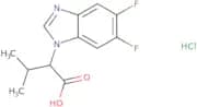 2-(5,6-Difluoro-1H-1,3-benzodiazol-1-yl)-3-methylbutanoic acid hydrochloride