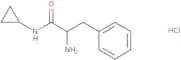 2-Amino-N-cyclopropyl-3-phenylpropanamide hydrochloride