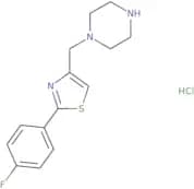 1-{[2-(4-Fluorophenyl)-1,3-thiazol-4-yl]methyl}piperazine hydrochloride