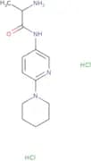 2-Amino-N-[6-(piperidin-1-yl)pyridin-3-yl]propanamide dihydrochloride