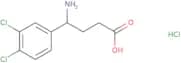 4-Amino-4-(3,4-dichlorophenyl)butanoic acid hydrochloride