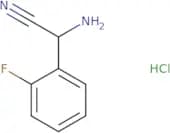 2-Amino-2-(2-fluorophenyl)acetonitrile hydrochloride