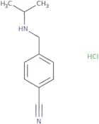 4-{[(Propan-2-yl)amino]methyl}benzonitrile hydrochloride