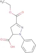 3-(Ethoxycarbonyl)-1-phenyl-4,5-dihydro-1H-pyrazole-5-carboxylic acid