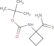 tert-Butyl N-(1-carbamothioylcyclobutyl)carbamate